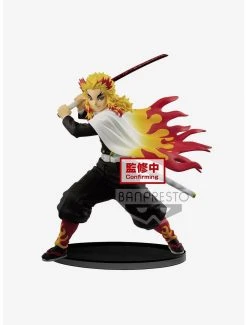 Boxlunch Banpresto Demon Slayer: Kimetsu No Yaiba Vibration Stars Kyojuro Rengoku Figure (Ver. B)