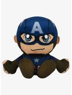 Boxlunch Marvel Captain America Bleacher Creatures Kuricha 8" Plush