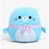 Boxlunch Squishmallows Dorgee The Blue Seal With Scarf 8 Inch Plush