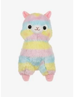 Boxlunch Rainbow Alpaca Plush