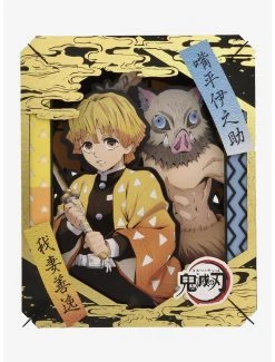 Boxlunch Demon Slayer: Kimetsu No Yaiba Zenitsu Agatsuma & Inosuke Hashibira Paper Theater