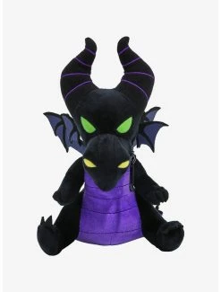 Boxlunch Disney Sleeping Beauty Dragon Maleficent Zip Mouth 8 Inch Plush