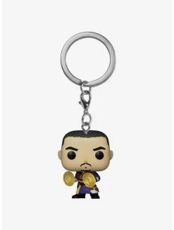 Boxlunch Funko Pocket Pop! Marvel Doctor Strange In The Multiverse Of Madness Wong Vinyl Bobble-Head Keychain
