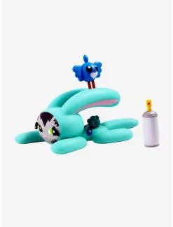 Boxlunch 3D Retro Bunny Kitty Blue Teal Vinyl Figure