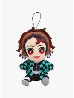 Boxlunch Demon Slayer: Kimetsu No Yaiba Chibi Tanjiro Kamado (Sitting) 8 Inch Plush