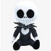 Boxlunch Disney The Nightmare Before Christmas Zippermouth Jack Skellington 8 Inch Plush