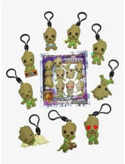 Boxlunch Marvel Guardians Of The Galaxy Groot Blind Bag Figural Bag Clip