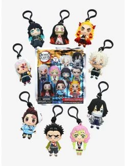 Boxlunch Demon Slayer: Kimetsu No Yaiba Characters Blind Bag Series 2 Figural Bag Clips