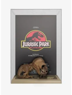 Boxlunch Funko Pop! Movie Posters Jurassic Park Tyrannosaurus Rex & Velociraptor Vinyl Figures