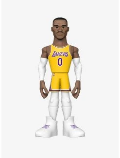Boxlunch Funko Gold NBA Los Angeles Lakers Russel Westbrook Vinyl Figure