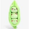Boxlunch Three Peas In A Pod 8 Inch Plush