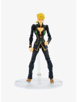 Boxlunch JoJo’s Bizarre Adventure Super Action Statue Giorno Giovanna (Black Ver.) Figure
