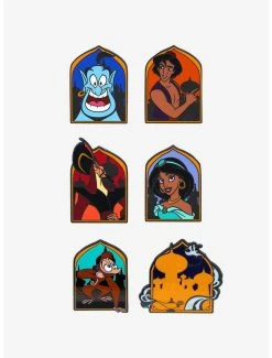 Boxlunch Loungefly Disney Aladdin Characters Blind Box Enamel Pin