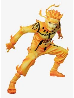 Boxlunch Banpresto Naruto Shippuden Vibration Stars Naruto Uzumaki Nine-Tails Chakra Mode Figure