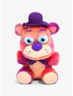 Boxlunch Five Nights At Freddy's Freddy Fazbear Tie-Dye 8 Inch Plush
