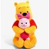 Boxlunch Disney Winnie The Pooh Pooh Holding Piglet 10 Inch Plush