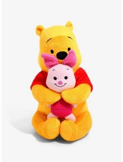 Boxlunch Disney Winnie The Pooh Pooh Holding Piglet 10 Inch Plush