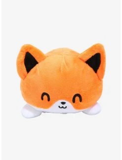 Boxlunch TeeTurtle Happy + Angry Reversible Mood 4 Inch Fox Plush