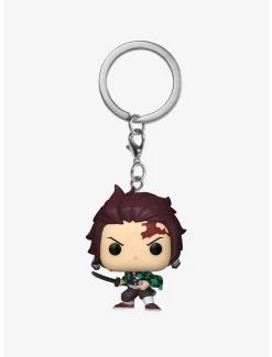 Boxlunch Funko Pocket Pop! Demon Slayer: Kimetsu No Yaiba Tanjiro Kamado Vinyl Keychain