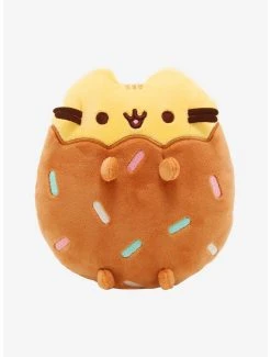 Boxlunch Pusheen Chocolate Dipped Cookie 6 Inch Plush