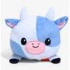 Boxlunch TeeTurtle Happy + Angry Reversible Mood 5 Inch Cow Plush