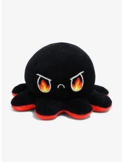 Boxlunch Tee Turtle Rage + Angry Reversible Octopus 5 Inch Plush