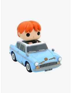 Boxlunch Funko Pop! Rides Harry Potter Ron Weasley In Flying Car Vinyl Figure