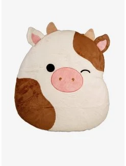 Boxlunch Squishmallows Ronnie The Cow Inflat-A-Pal Pillow