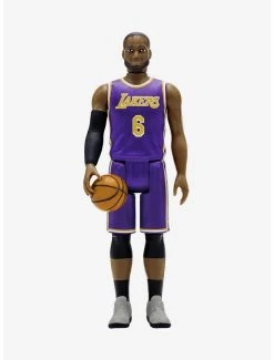 Boxlunch Super7 ReAction NBA Supersports LeBron James (Los Angeles Lakers) Figure