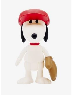 Boxlunch Super7 ReAction Peanuts Baseball Snoopy Figure