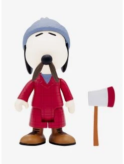 Boxlunch Super7 ReAction Peanuts Lumberjack Snoopy Figure