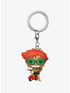 Boxlunch Funko Pocket Pop! Cowboy Bebop Ed And Ein (on Scooter) Vinyl Keychain
