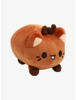 Boxlunch Aurora Tasty Peach Meowchi Reindeer Cat 7 Inch Plush