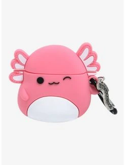 Squishmallows Archie The Pink Axolotl Figural Wireless Earbuds Case - BoxLunch Exclusive