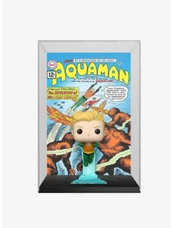 Boxlunch Funko Pop! Comic Covers DC Comics Aquaman Vinyl Figure