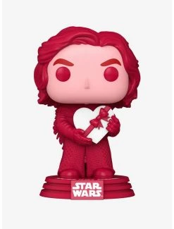 Boxlunch Funko Pop! Star Wars Kylo Ren (Valentine’s Day) Vinyl Bobble-Head