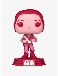 Boxlunch Funko Pop! Star Wars Rey (Valentine’s Day) Vinyl Bobble-Head