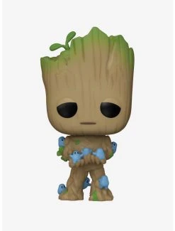 Boxlunch Funko Pop! Marvel I Am Groot Groot With Grunds Vinyl Figure