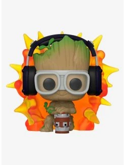 Boxlunch Funko Pop! Marvel I Am Groot Groot With Detonator Vinyl Figure