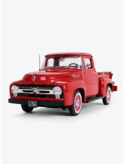 Boxlunch 1956 Ford Pickup Vermilion Red Diecast Collectable Car