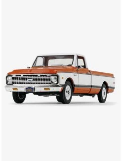 Boxlunch Chevrolet Omaha Orange C-10 Pickup Diecast Collectible Truck