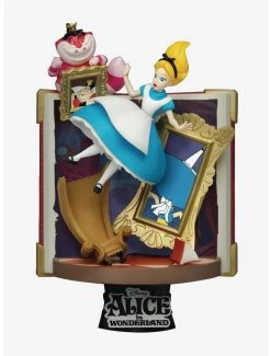 Boxlunch Beast Kingdom Disney Alice In Wonderland Storybook D-Stage DS-077 Alice Figure