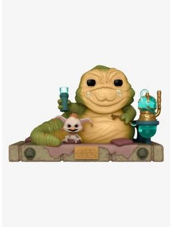 Boxlunch Funko Pop! Movie Moment Star Wars Return Of The Jedi 40th Anniversary Jabba The Hutt And Salacious Crumb Vinyl Bobble-Head