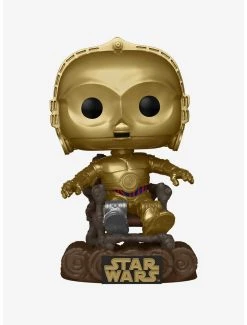 Boxlunch Funko Pop! Star Wars Return Of The Jedi 40th Anniversary C-3PO In Chair Vinyl Bobble-Head