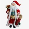 Boxlunch Kurt Adler Kringle Klaus Fancy Santa With Stocking Figure