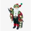 Boxlunch Kurt Adler Kringle Klaus Red And Green Santa Figure