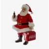 Boxlunch Kurt Adler Coke Santa With Cooler Figure