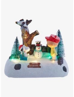 Boxlunch Kurt Adler Peanuts Snoopy On Swing Lit Musical Figure