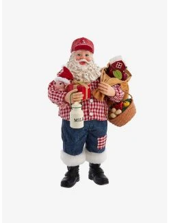 Boxlunch Kurt Adler Fabriche Farmer Santa Figure