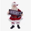 Boxlunch Kurt Adler Hershey Bar Fabric Santa Figure
